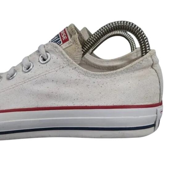 Converse Shoes Womens 7 Sneakers Chuck Taylor All Star Casual White Canvas Low - Picture 10 of 14